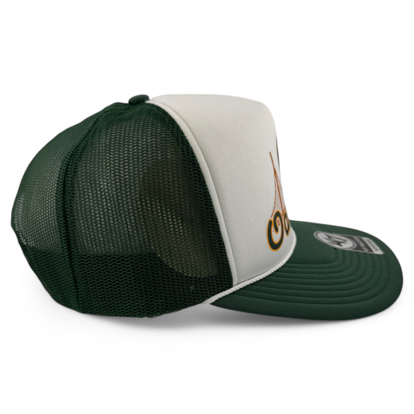 '47 Brand Oakland Athletics A's MLB Region Foam Trucker Snapback Mesh Back Hat