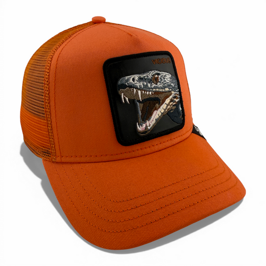 Goorin Bros The Vicious Snake Farm Mesh Back Trucker Snapback Adjustable Hat Cap