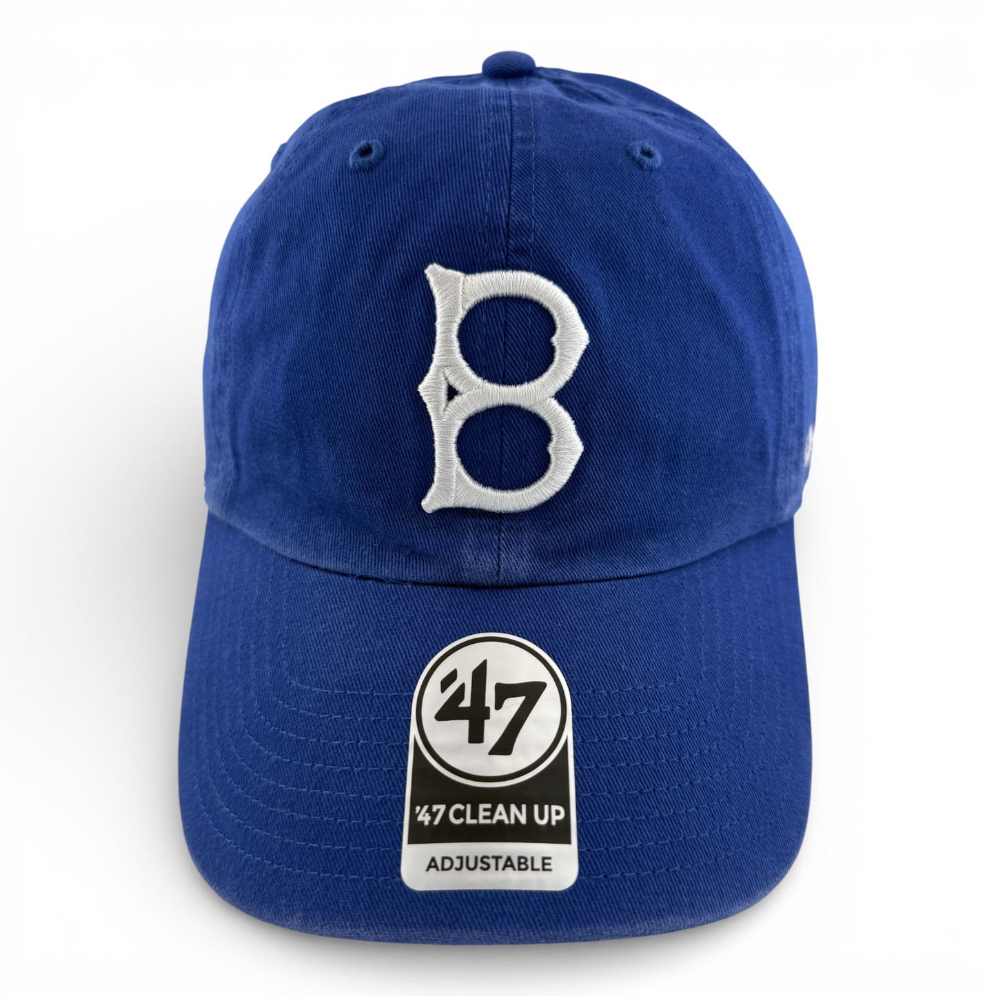'47 Brand Brooklyn Dodgers MLB Coop B Logo Clean Up Adjustable Dad Hat Cap