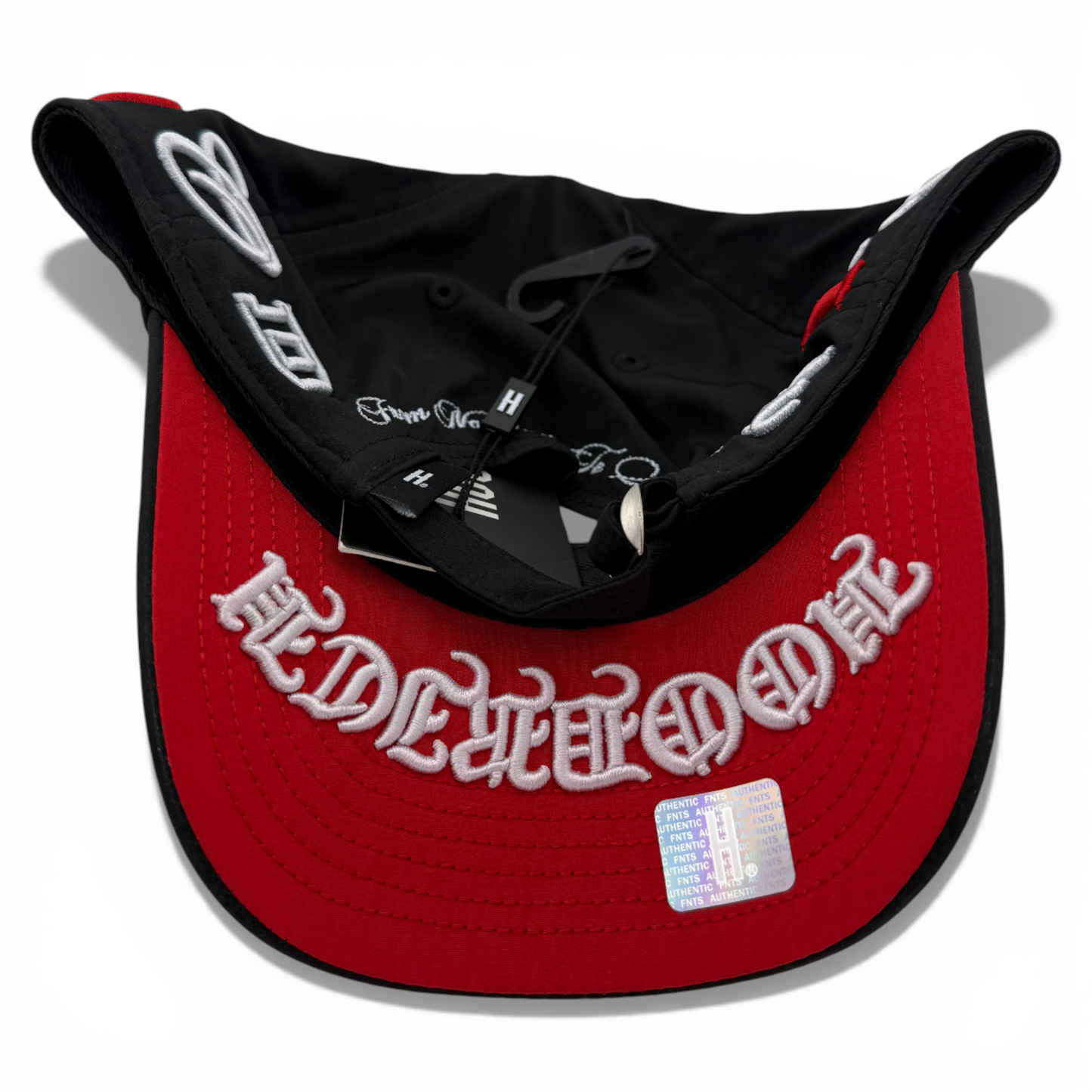 Hoodrich OG Heat Sport Strapback Internal Zipper Pocket Black Adjustable Hat Cap