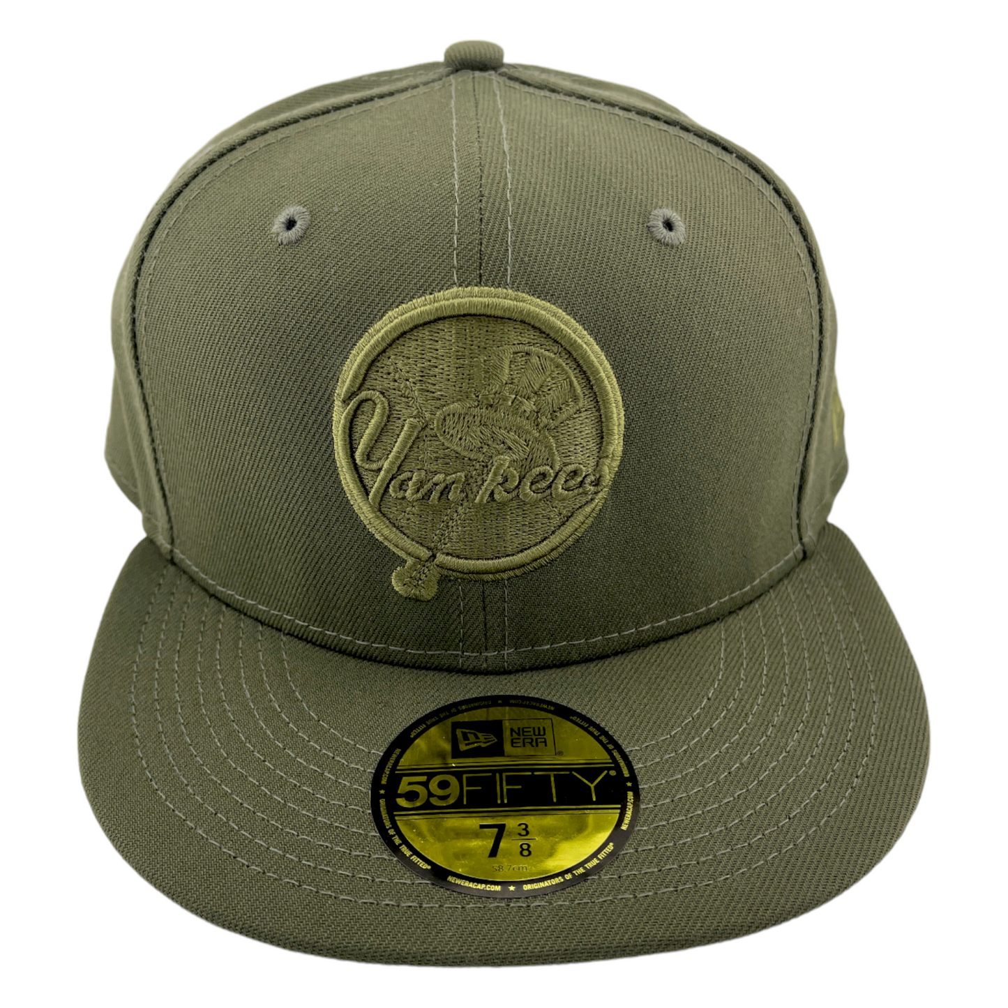 New Era New York Yankees Olive Color Pack Green/Grey UV MLB 59FIFTY Fitted Hat Cap