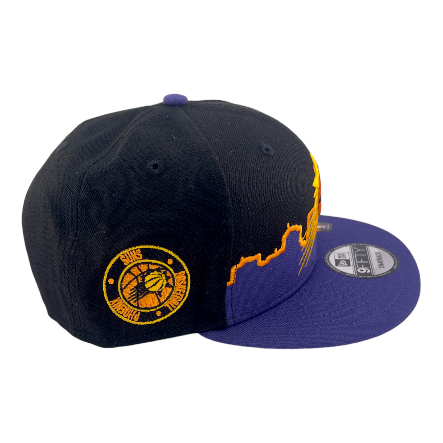 New Era Phoenix Suns Tip Off 2022 Cityscape Black/PurpleNBA 9FIFTY Snapback Hat Cap