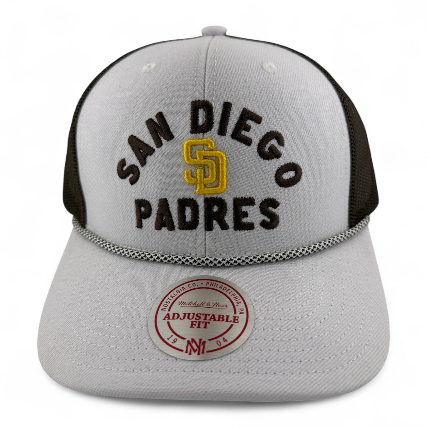 Mitchell & Ness San Diego Padres MLB Arches Rope Adjustable Fit Snapback Hat Cap