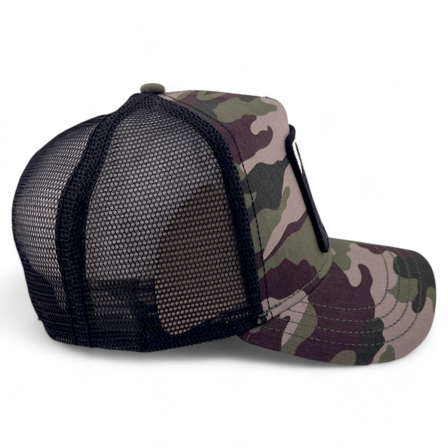 Goorin Bros Black Panther Farm Camo Camouflage Mesh Back Trucker Snapback Hat