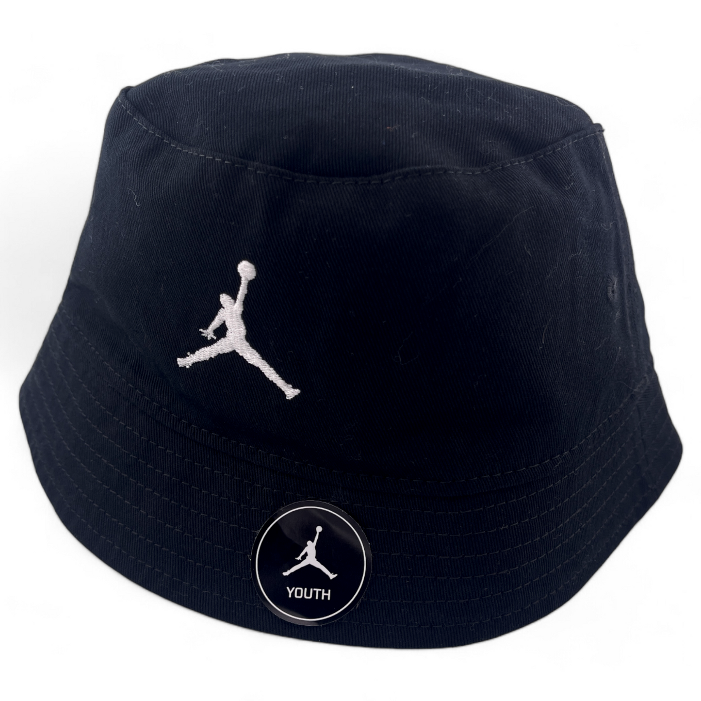 Nike Jordan Jumpman Black Twill Bucket Hat YOUTH Boys One Size Fits All