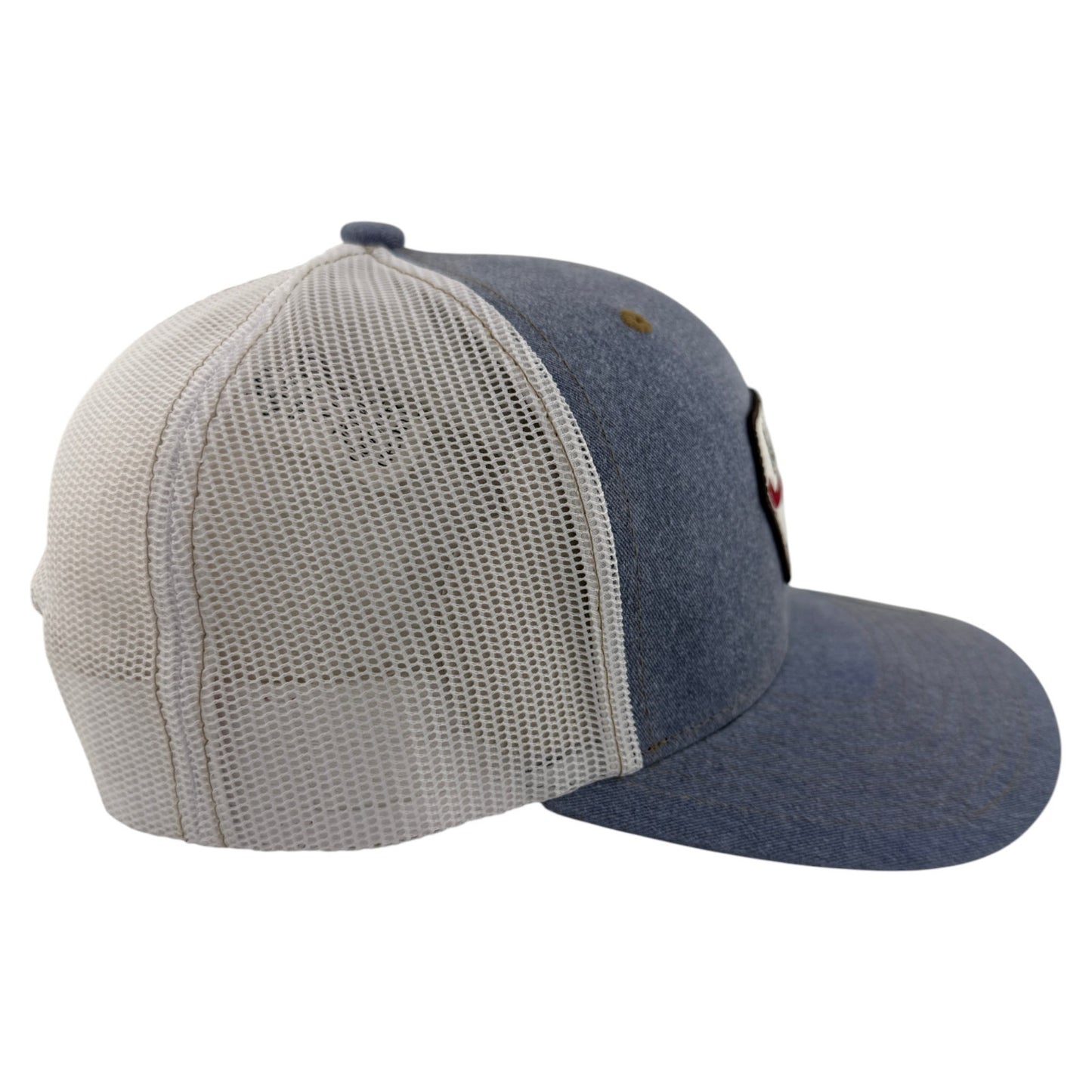 Kimes Ranch The Distance Trucker Denim Western Rodeo Snapback Adjustable Hat Cap