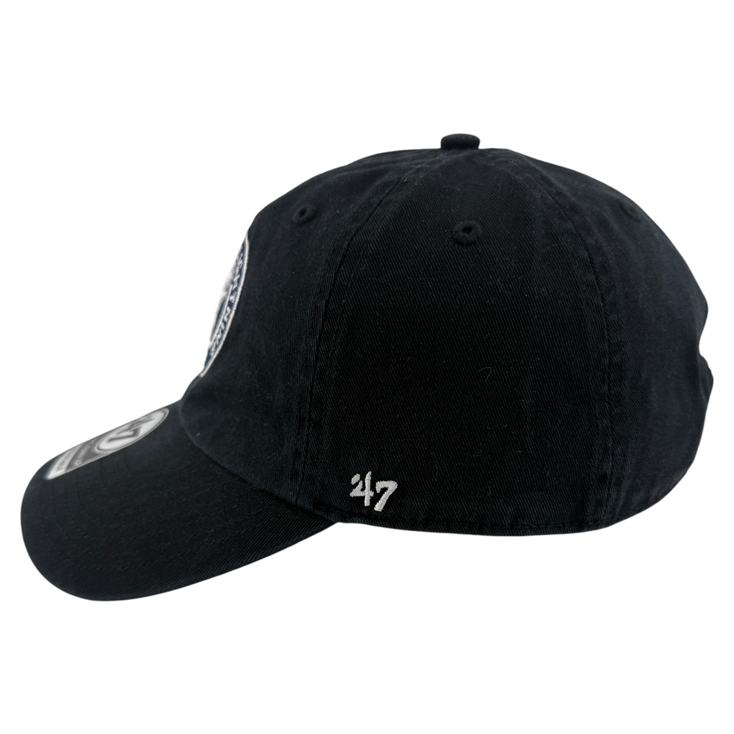 '47 Brand Tampa Bay Lightning NHL Black All Cleanup Adjustable Dad Hat Cap
