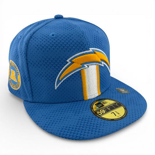 New Era Los Angeles Chargers NFL 2024 Sideline Powder Blue 59FIFTY Fitted Hat
