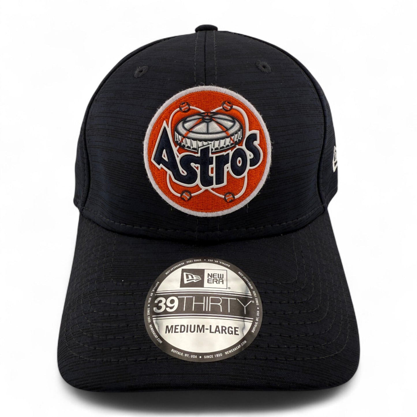 New Era Houston Astros MLB 2023 Clubhouse Alt Navy 39Thirty Flex Fit Hat Cap