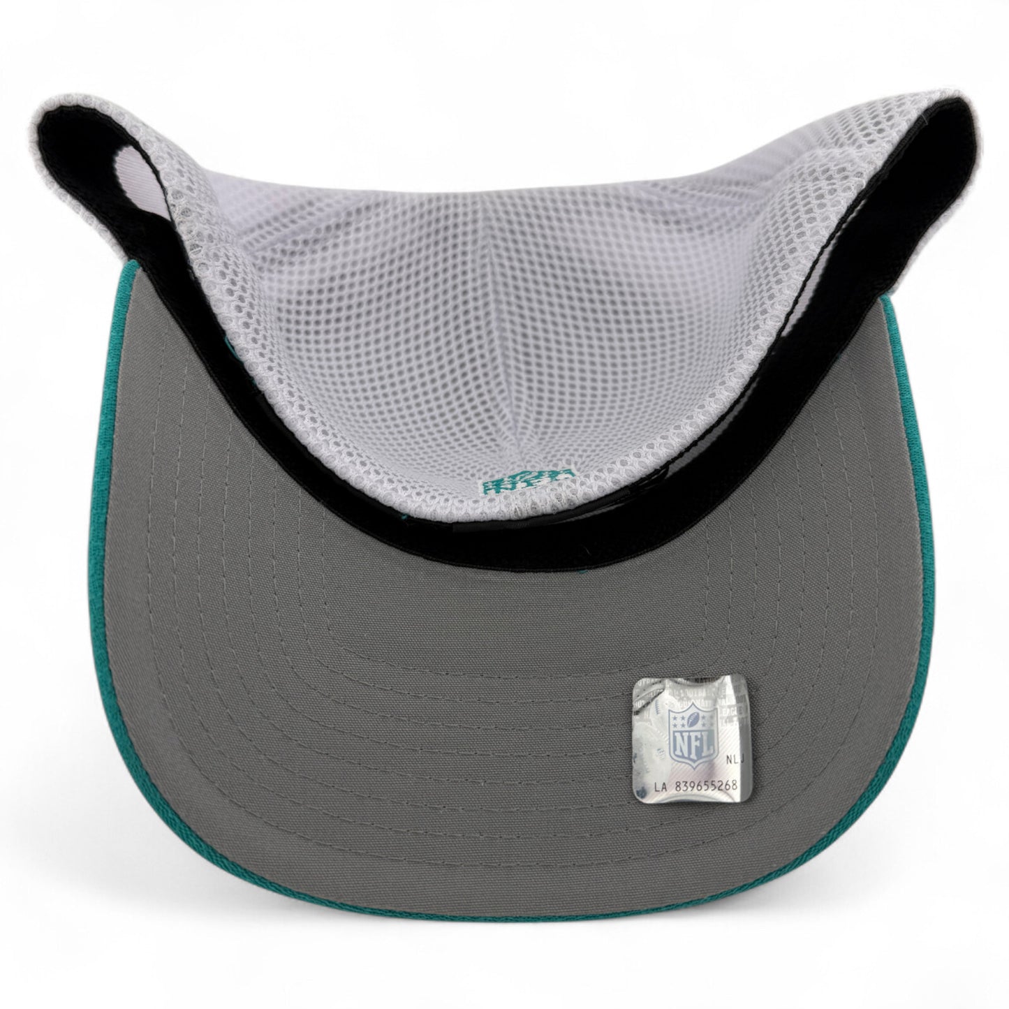 New Era Miami Dolphins NFL Teal/White Hex Neo Mesh Back 39Thirty Flex Fit Hat