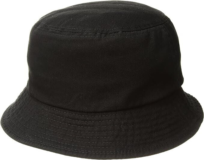 Kangol Washed All Black White Logo K4224HT Boonie Bucket Hat Unisex Adult Medium