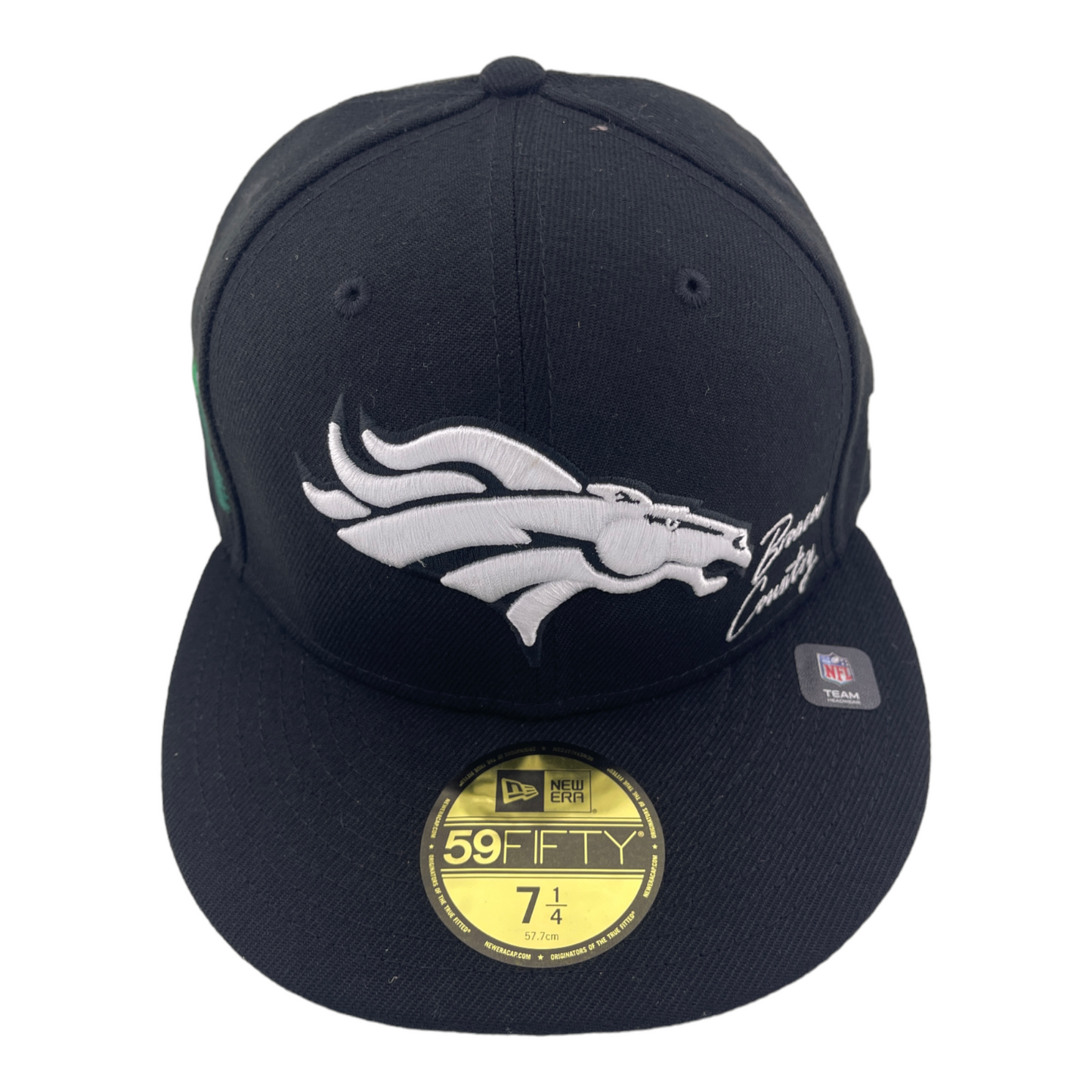 New Era Denver Broncos Country Mountains Side Patch 50th UV 59FIFTY Fitted Hat Cap