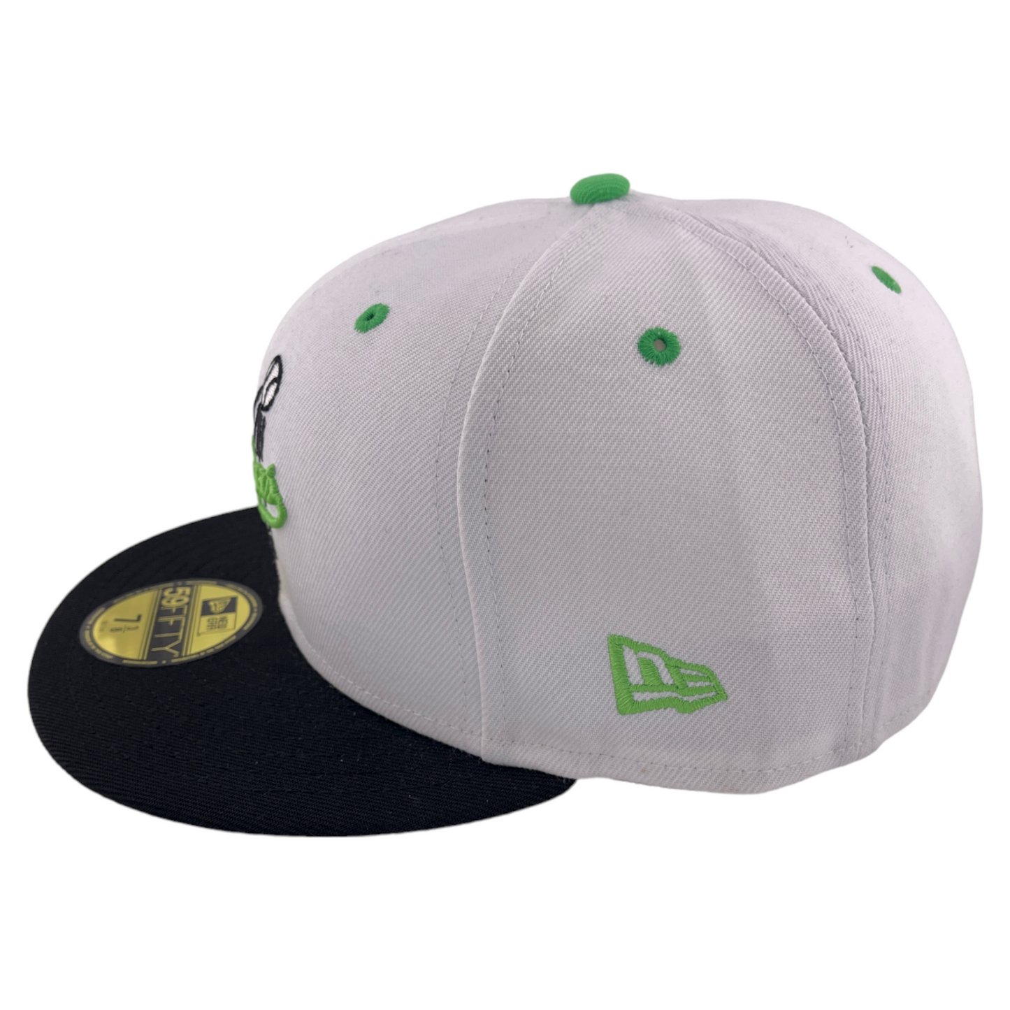 New Era Los Angeles Dodgers MLB Lime Green/White Pack 59Fifty Fitted Hat Cap