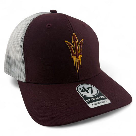'47 Brand Arizona State University Sun Devils Trucker Snapback Mesh Back Hat Cap