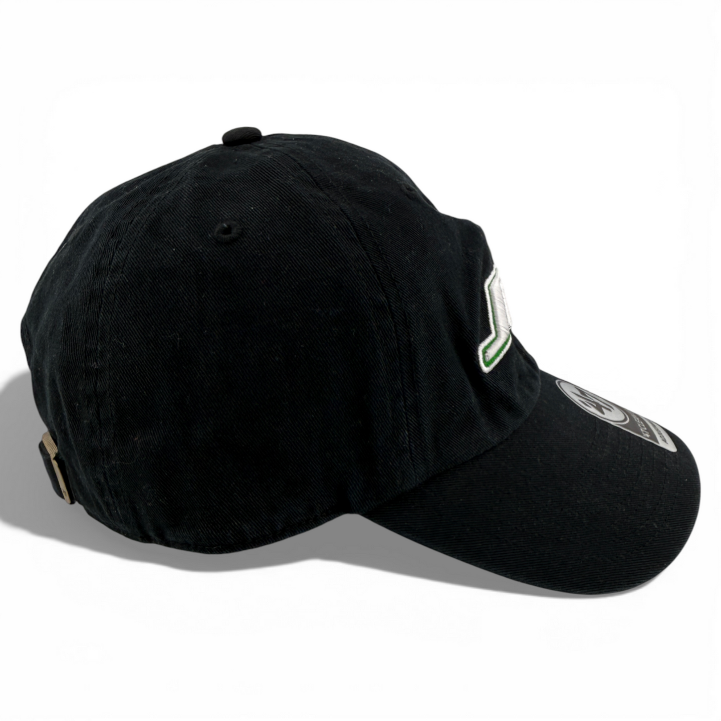 '47 Brand New York Jets NFL Team Basic Black Clean Up Adjustable Dad Hat Cap