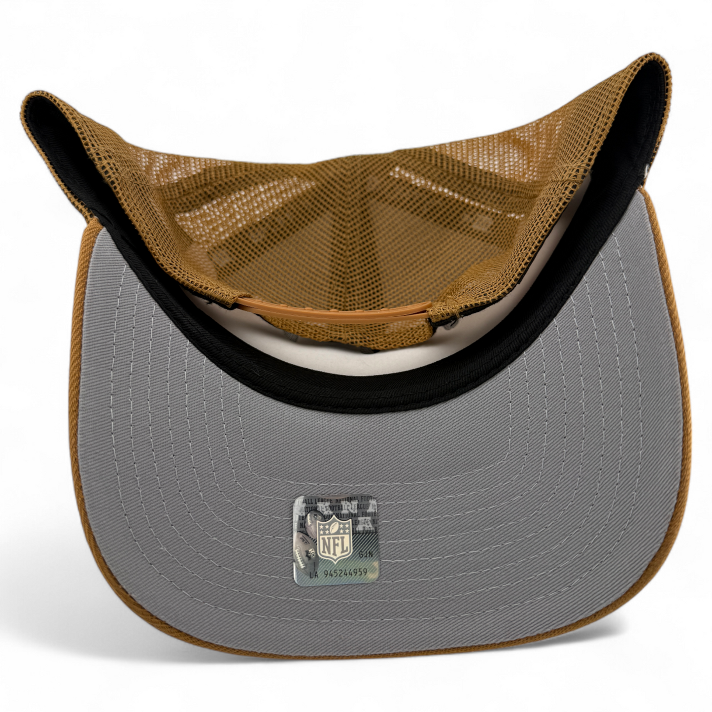 New Era Dallas Cowboys NFL Khaki Tan A-Frame 9Forty Snapback Adjustable Hat Cap