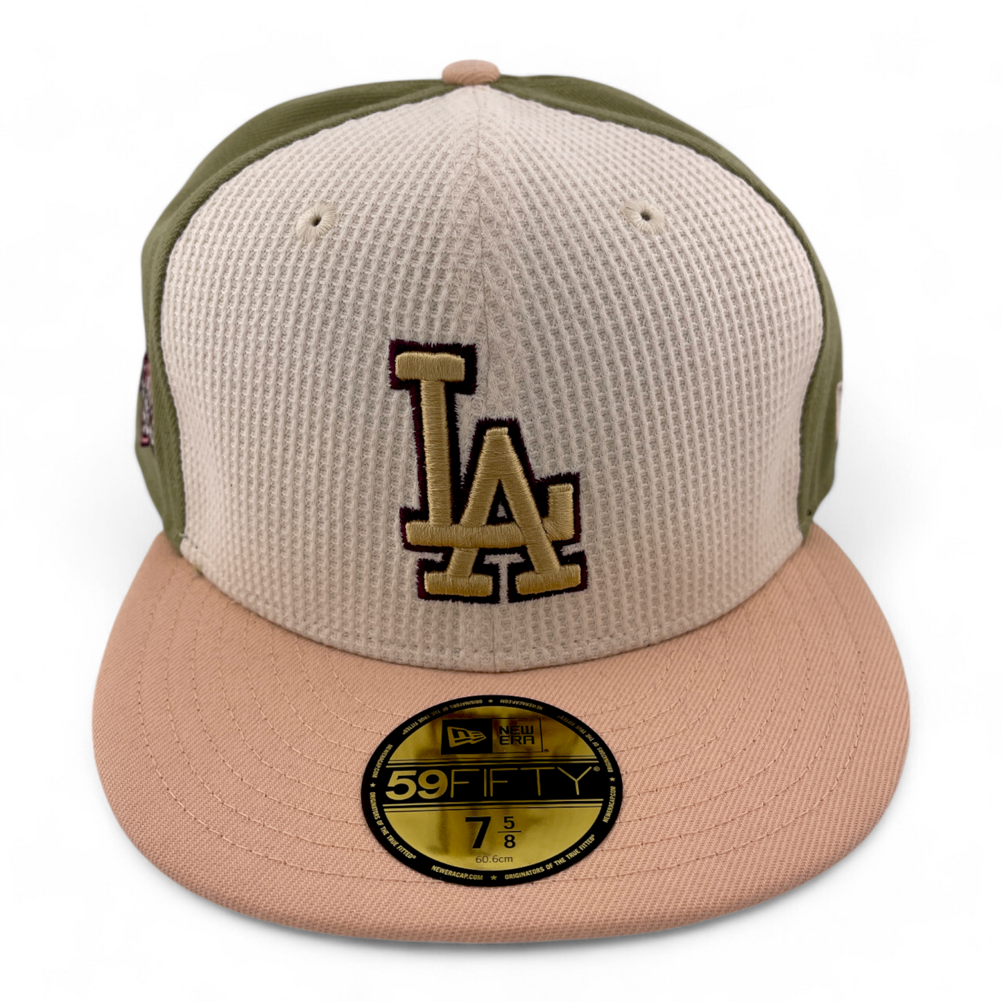 New Era Los Angeles Dodgers MLB Thermal Front Pack Green/Cream 59FIFTY Fitted