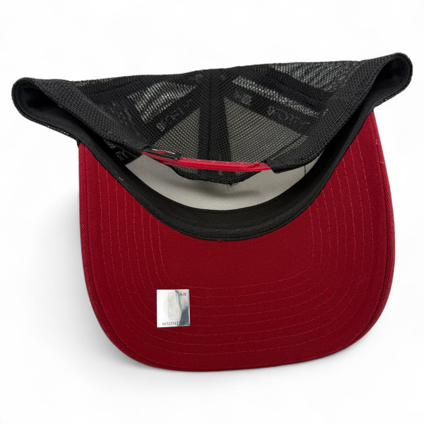 New Era Miami Heat NBA Red A-Frame 9Forty Trucker Snapback Adjustable Hat Cap