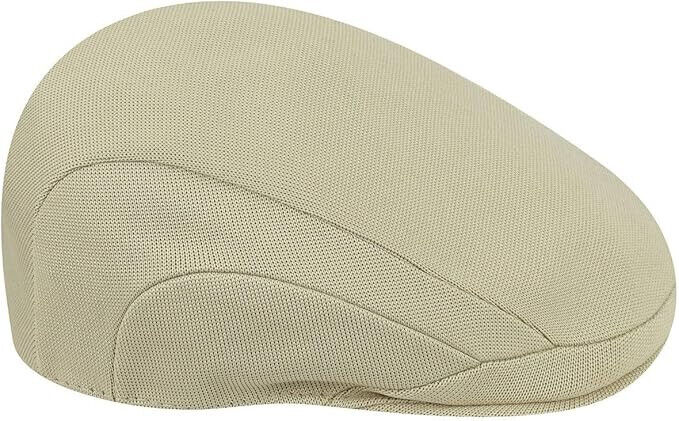 KANGOL Tropic 507 Ivy Lightweight Classic Beige Flat Cap Hat Mens Size Large