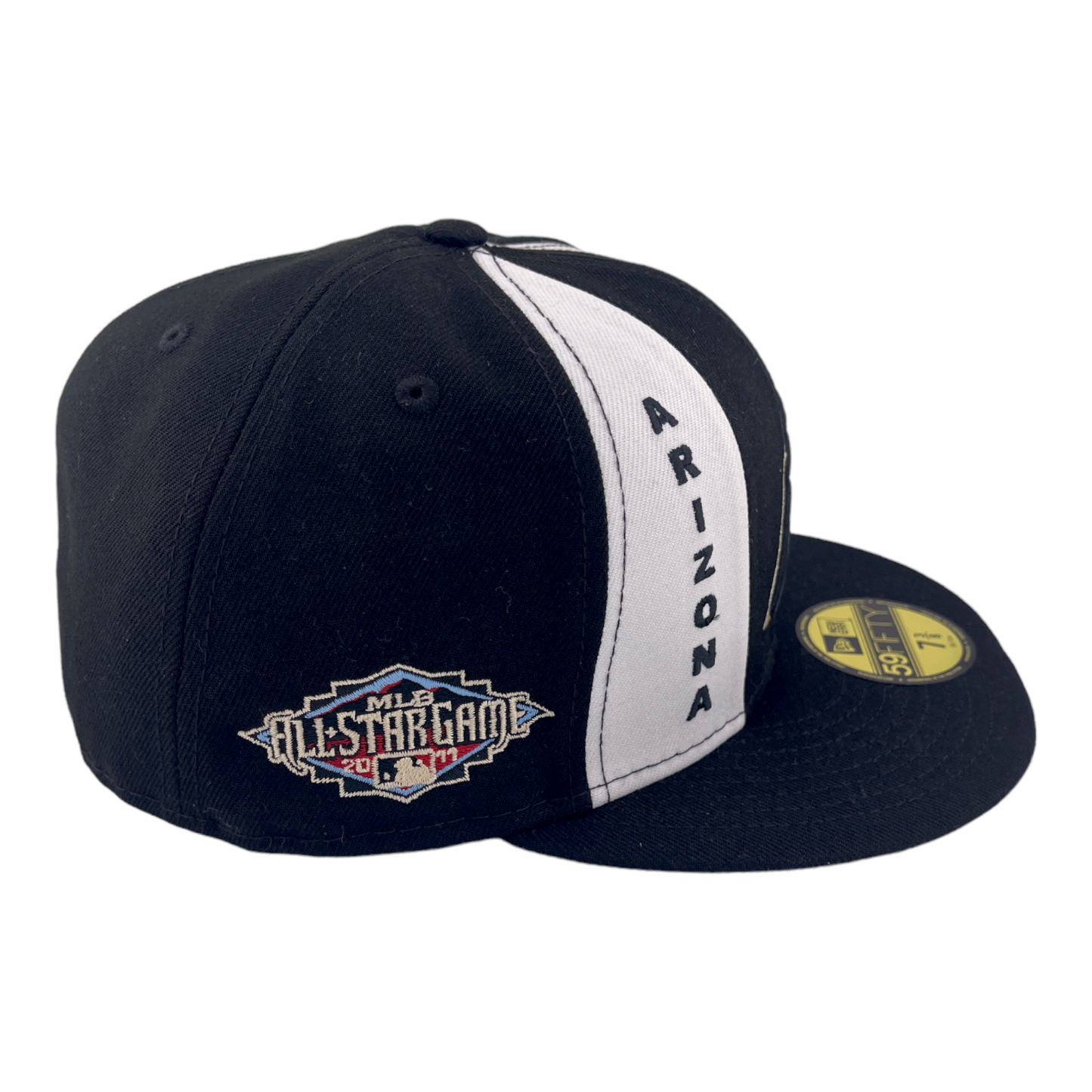 New Era Arizona Diamondbacks All Star Game 2011 Pinwheel Black/White 59FIFTY Hat