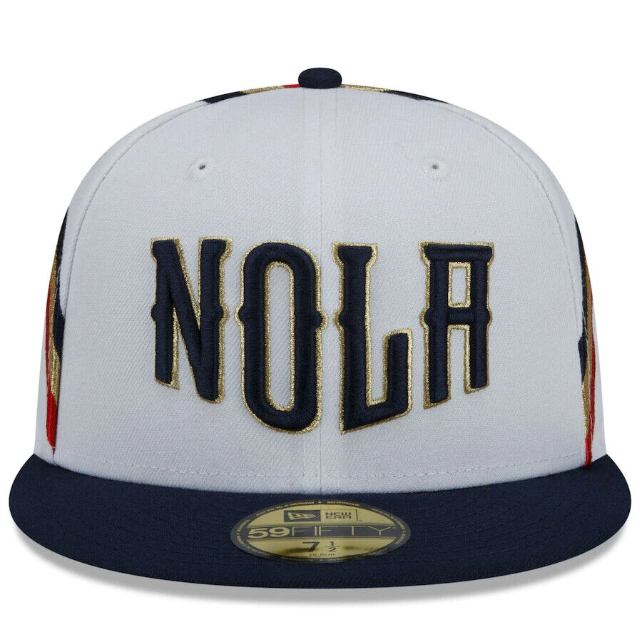 New Era New Orleans Pelicans NOLA NBA City Edition 59FIFTY Fitted Hat Cap