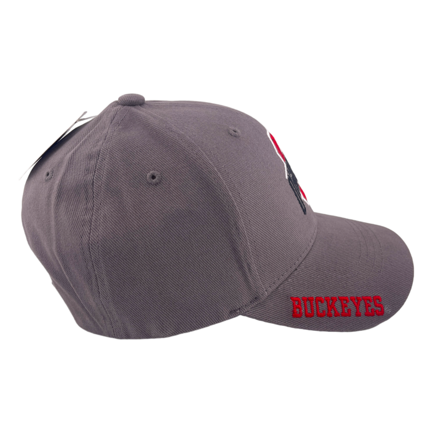 Ohio State University Buckeyes Black Logo Authentic Headwear Adjustable Hat Cap