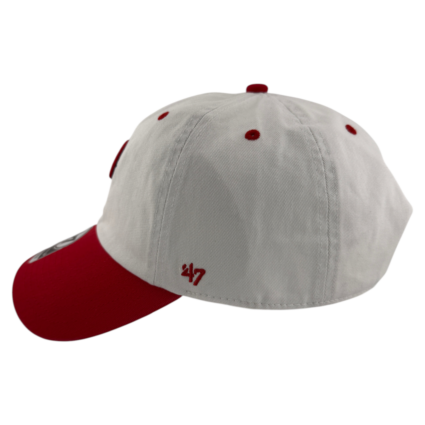 '47 Brand Pawtucket Red Sox PawSox Woosox MiLB Red P Clean Up Adjustable Dad Hat