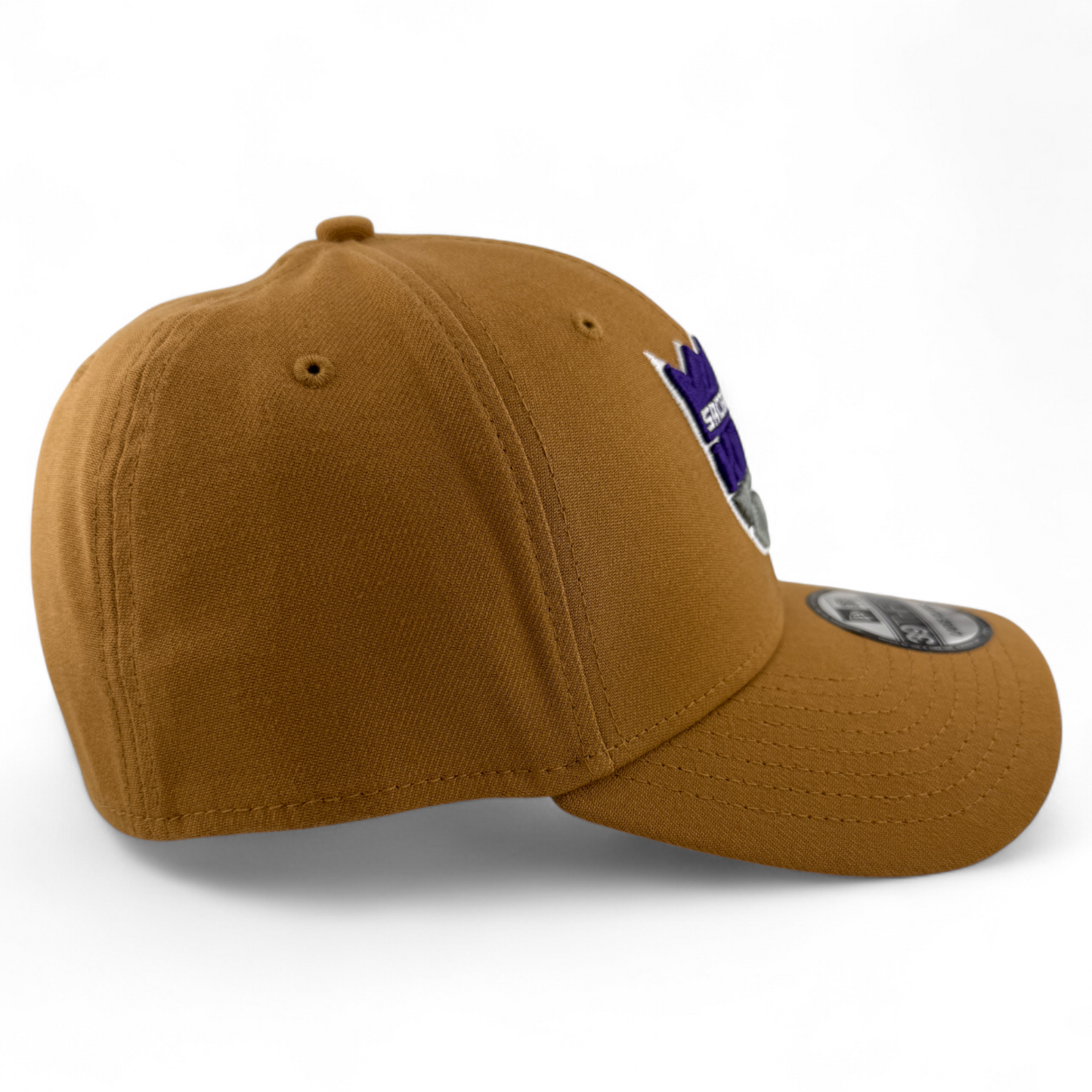 New Era Sacramento Kings NBA Bronze Khaki Tan Brown 39Thirty Flex Fit Hat Cap