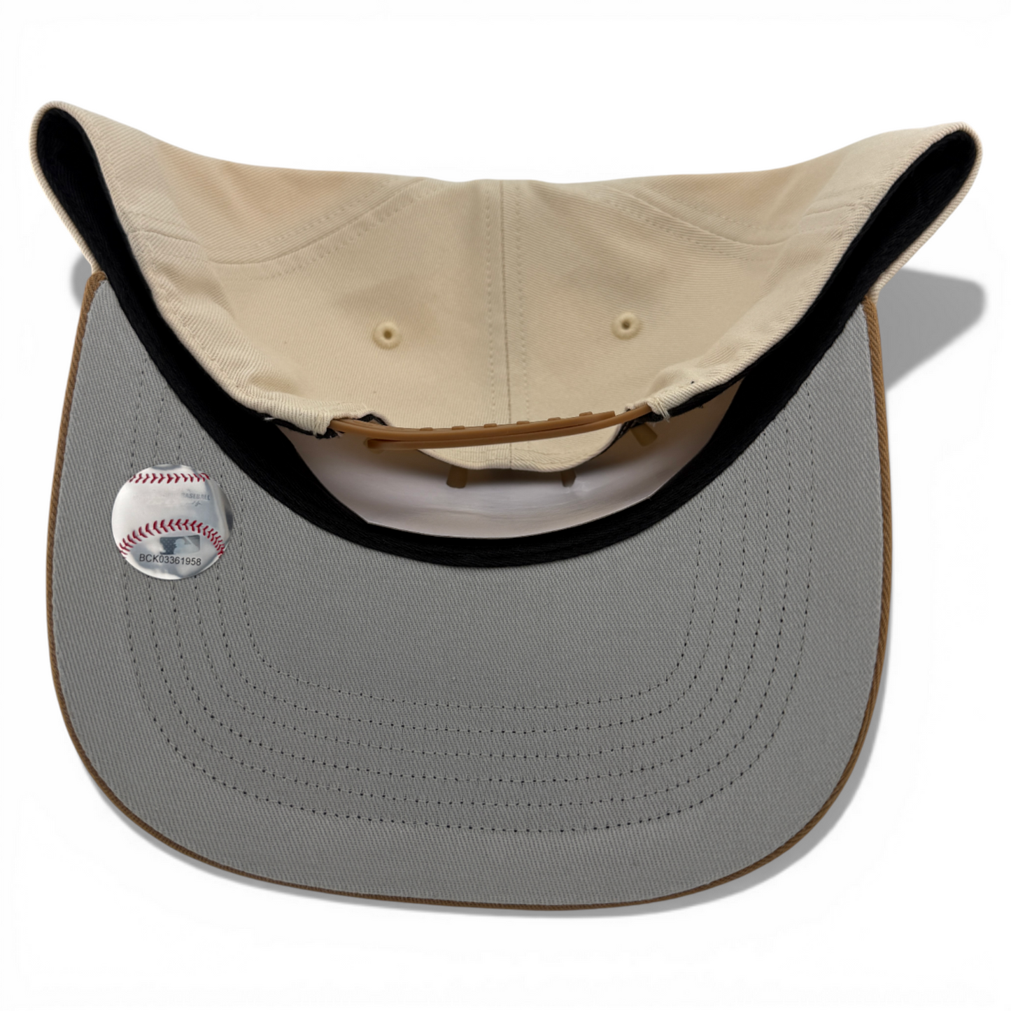 '47 Brand New York Yankees Natural Khaki Tan Hitch A-Frame Snapback Adjustable