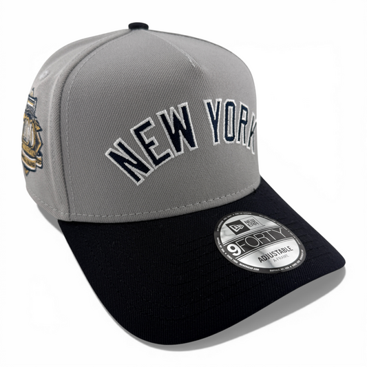 New Era New York Yankees MLB Away Script A-Frame 9Forty Snapback Adjustable Hat