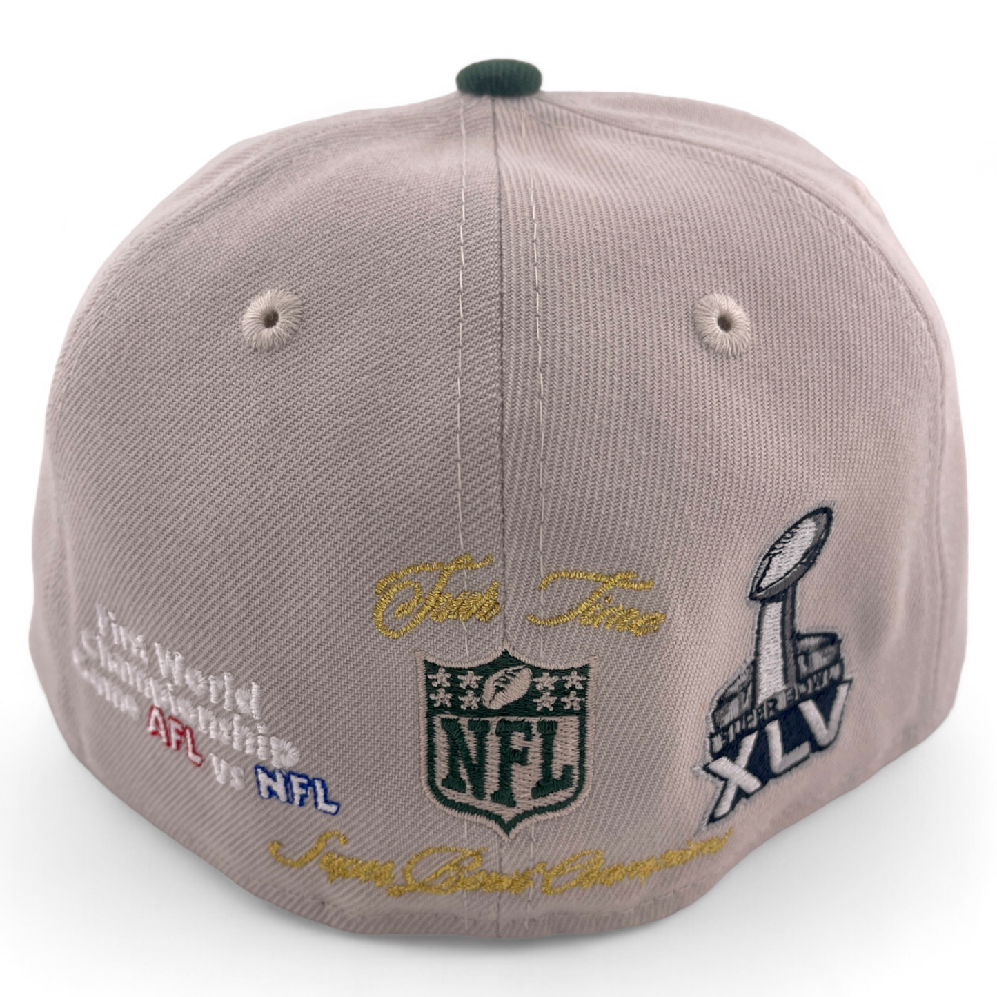 New Era Green bay Packers NFL World Class Pack Embroidery 59Fifty Fitted Hat Cap