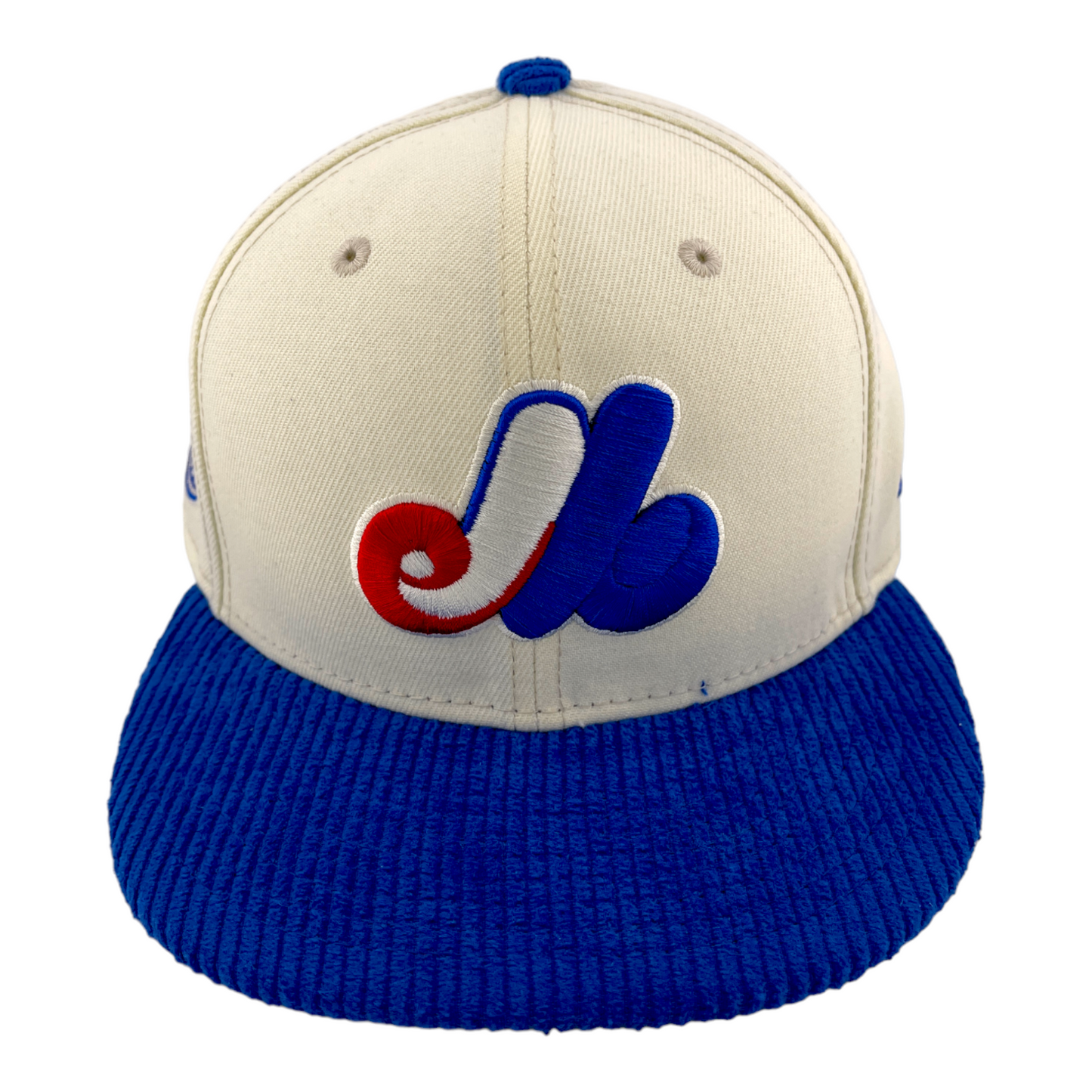 New Era Montreal Expos 25th Anniversary Chrome Pack Corduroy Visor 59FIFTY Hat