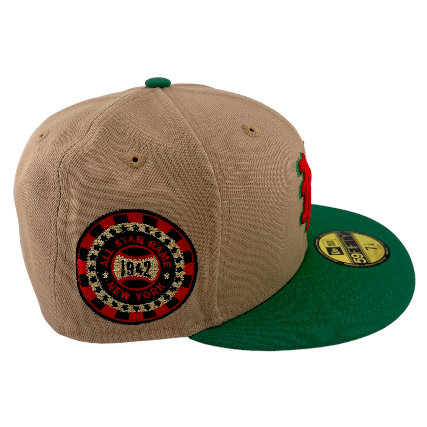 New Era New York Giants MLB 1942 All-Star Christmas Green/Red 59Fifty Fitted Hat Cap