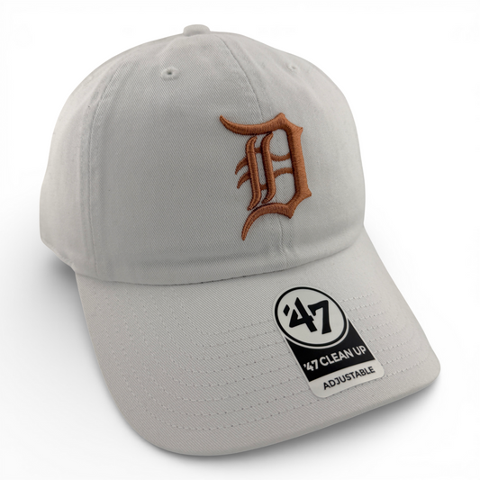 '47 Brand Detroit Tigers MLB Dusty Rose Pink Clean Up Adjustable Dad Hat Cap