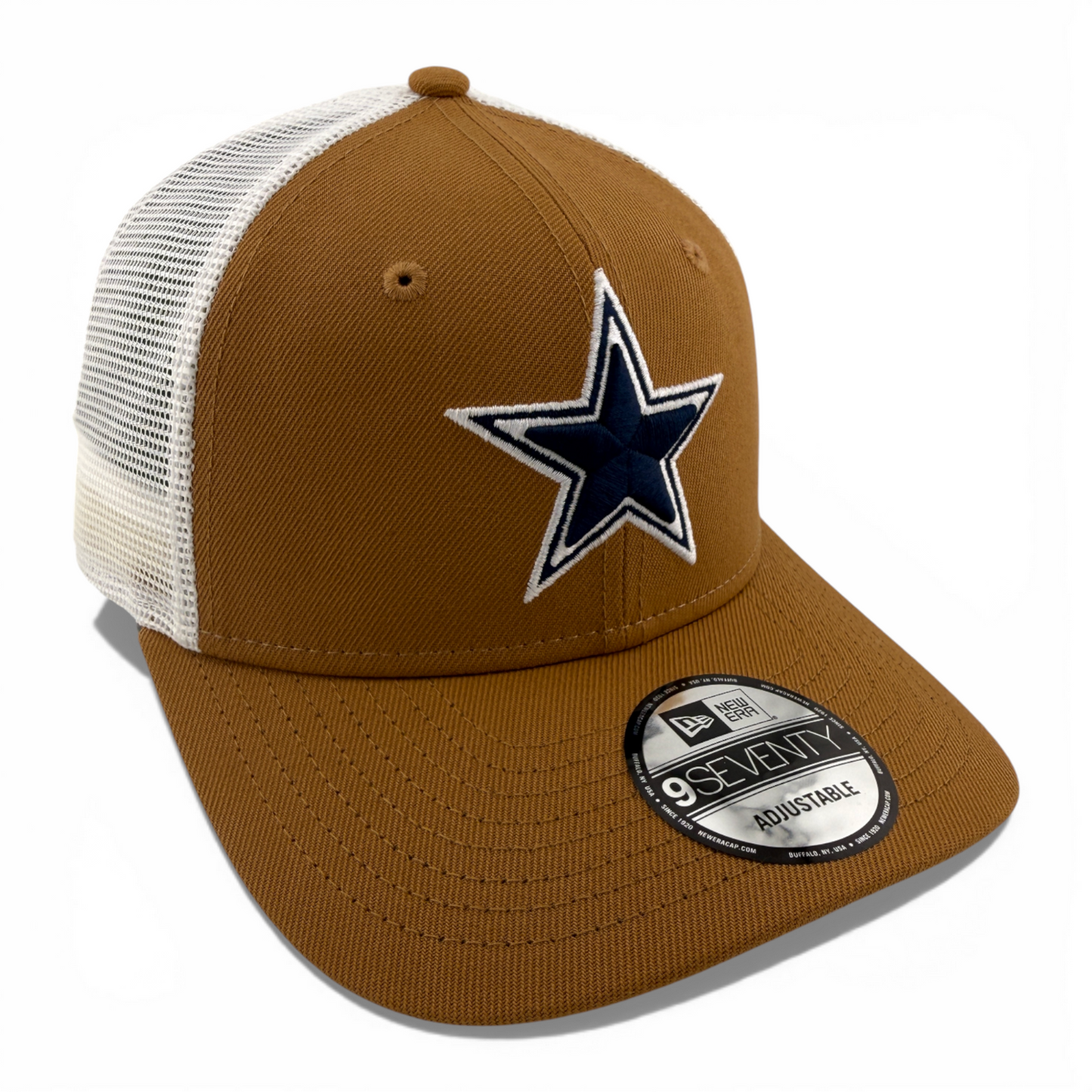 New Era Dallas Cowboys NFL Bronze Mesh Back Trucker 9Seventy Snapback Adjustable