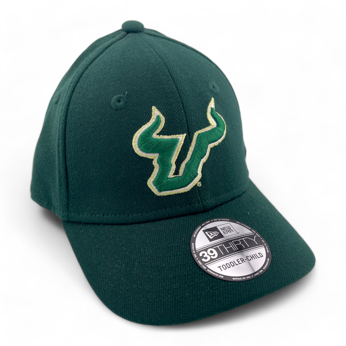 New Era University of South Florida Bulls USF 39Thirty Kids Toddler Child Hat Cap