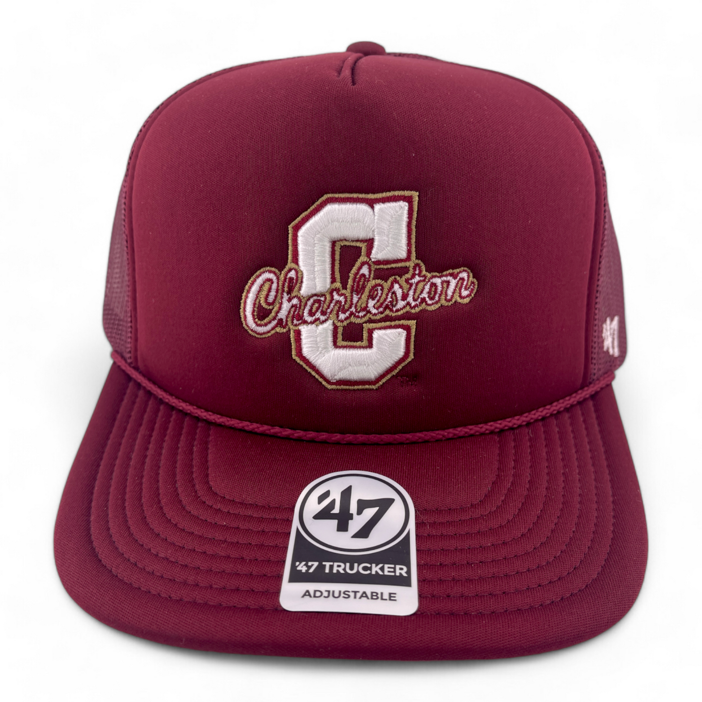 '47 Brand College Charleston NCAA Foam Trucker Snapback Mesh Back Hat Cap