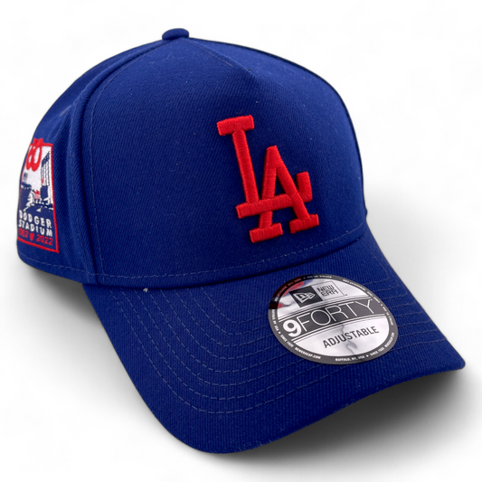 New Era Los Angeles Dodgers MLB 60th Patch 9FORTY A-Frame Snapback Hat Cap