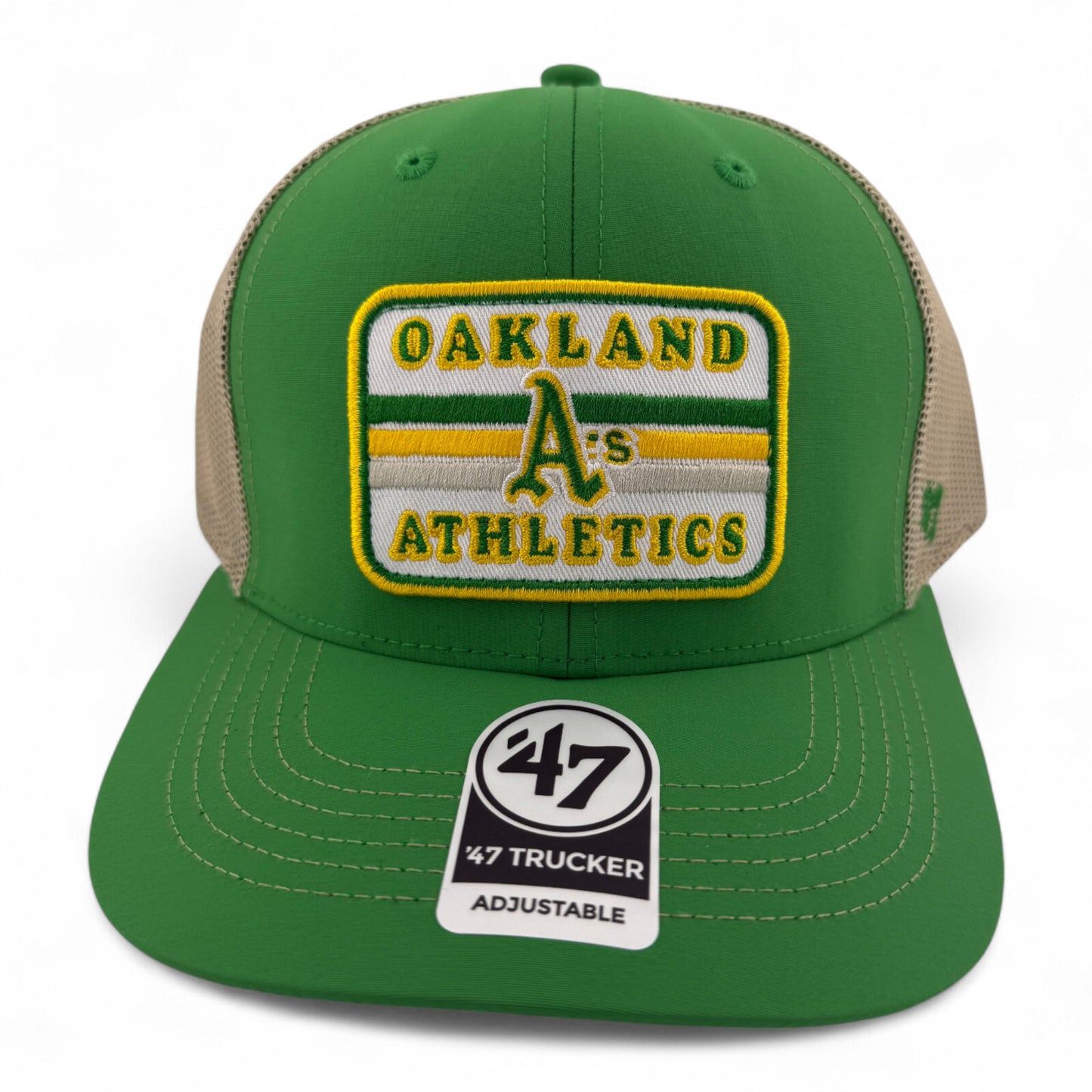 '47 Brand Oakland Athletics A's MLB Campground Trucker Snapback Adjustable Hat
