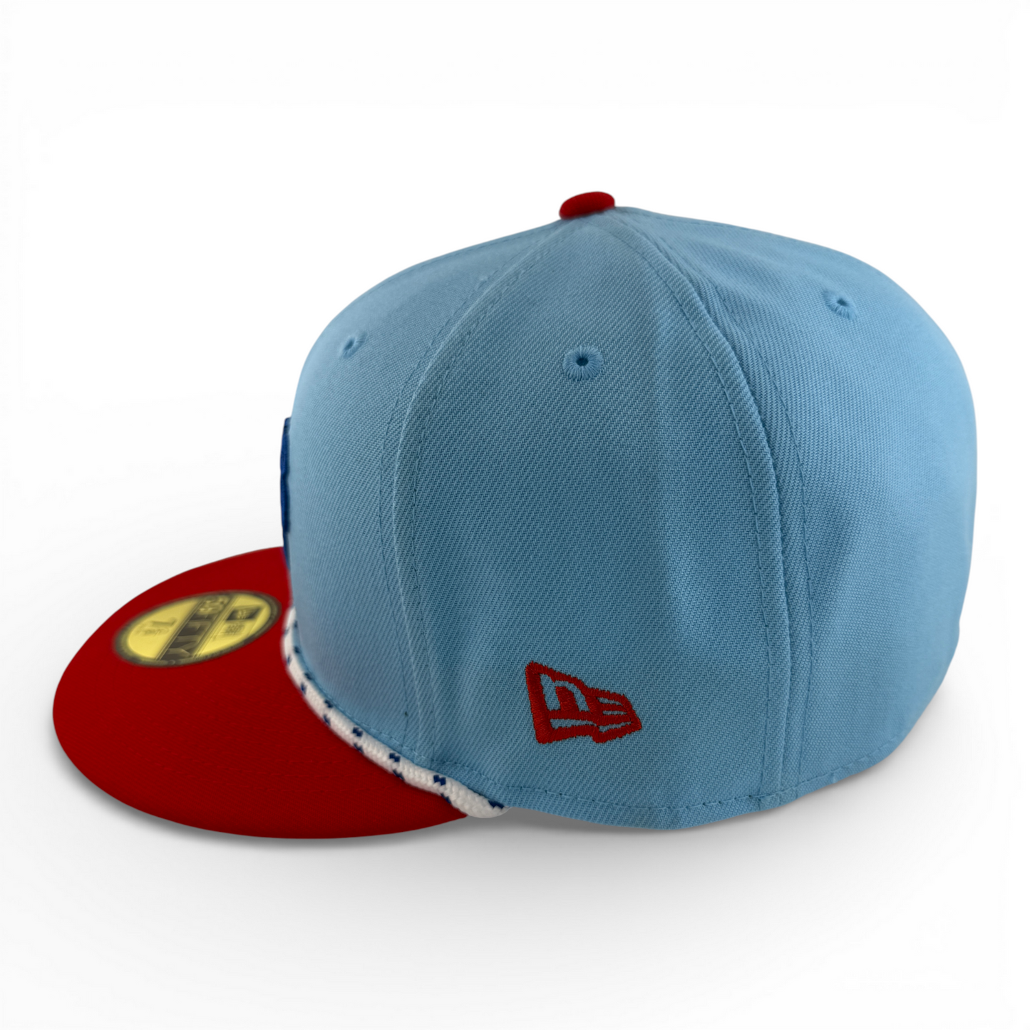 New Era Oakland Athletics A's MLB 2025 4th of July USA Flag Rope 59Fifty Fitted