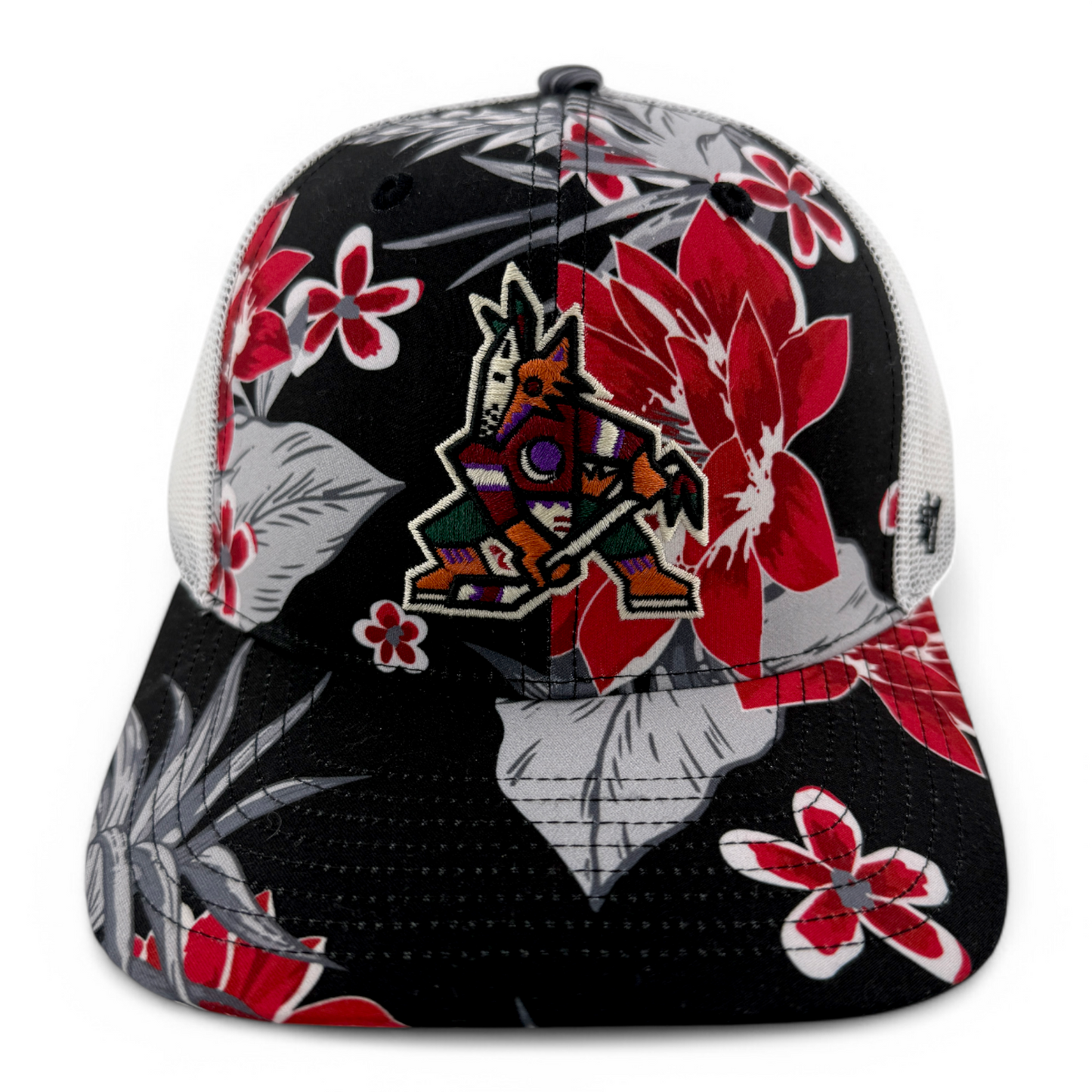 '47 Brand Arizona Coyotes NHL Ibiza Floral NHL Trucker Mesh Back Snapback Hat
