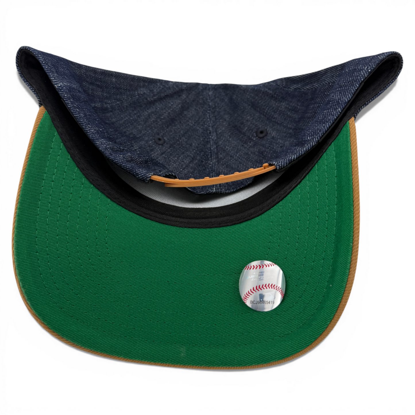 New Era Houston Astros MLB Denim Bronze A-Frame 9Forty Snapback Adjustable Hat