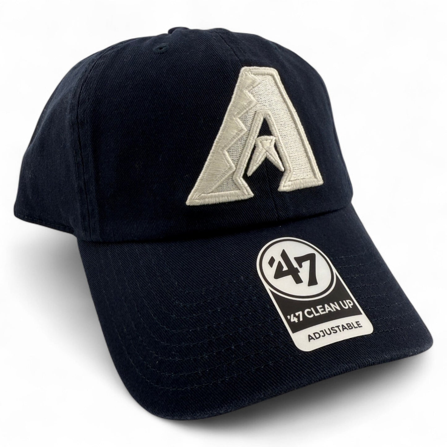 '47 Brand Arizona Diamondbacks MLB Navy Natural Clean Up Adjustable Dad Hat Cap