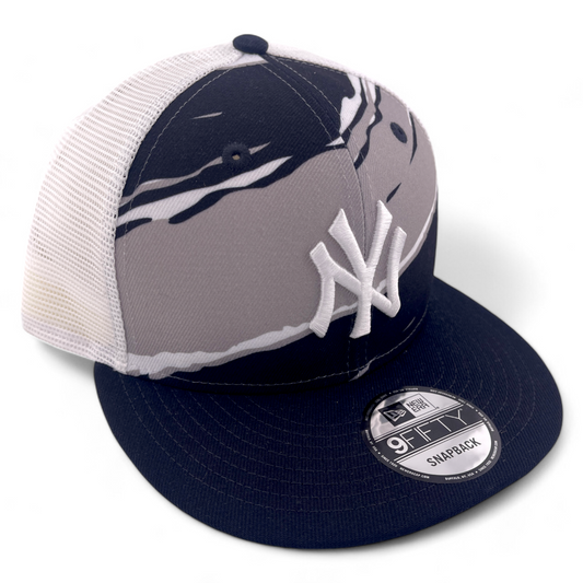 New Era New York Yankees MLB Tear Trucker 9FIFTY Mesh Back Snapback Hat Cap