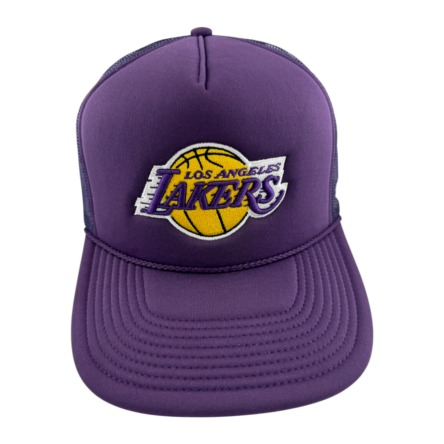 '47 Brand Los Angeles Lakers NBA Foam Trucker A-Frame Snapback Adjustable Hat