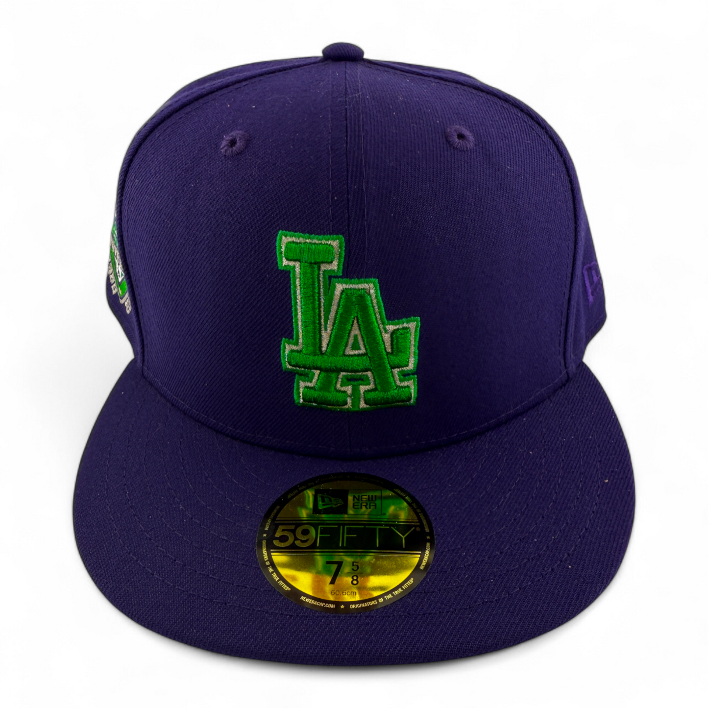 New Era Los Angeles Dodgers MLB 50th Anniversary Patch 59Fifty Fitted Hat Cap