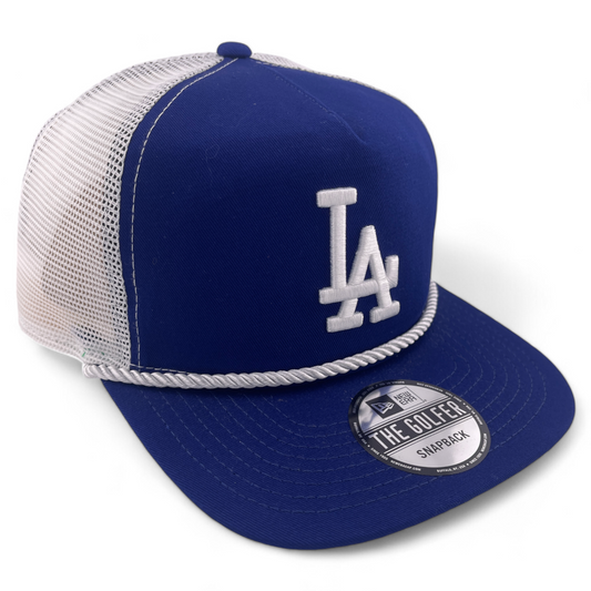 New Era Los Angeles Dodgers MLB The Golfer Rope A-Frame Snapback Adjustable Hat