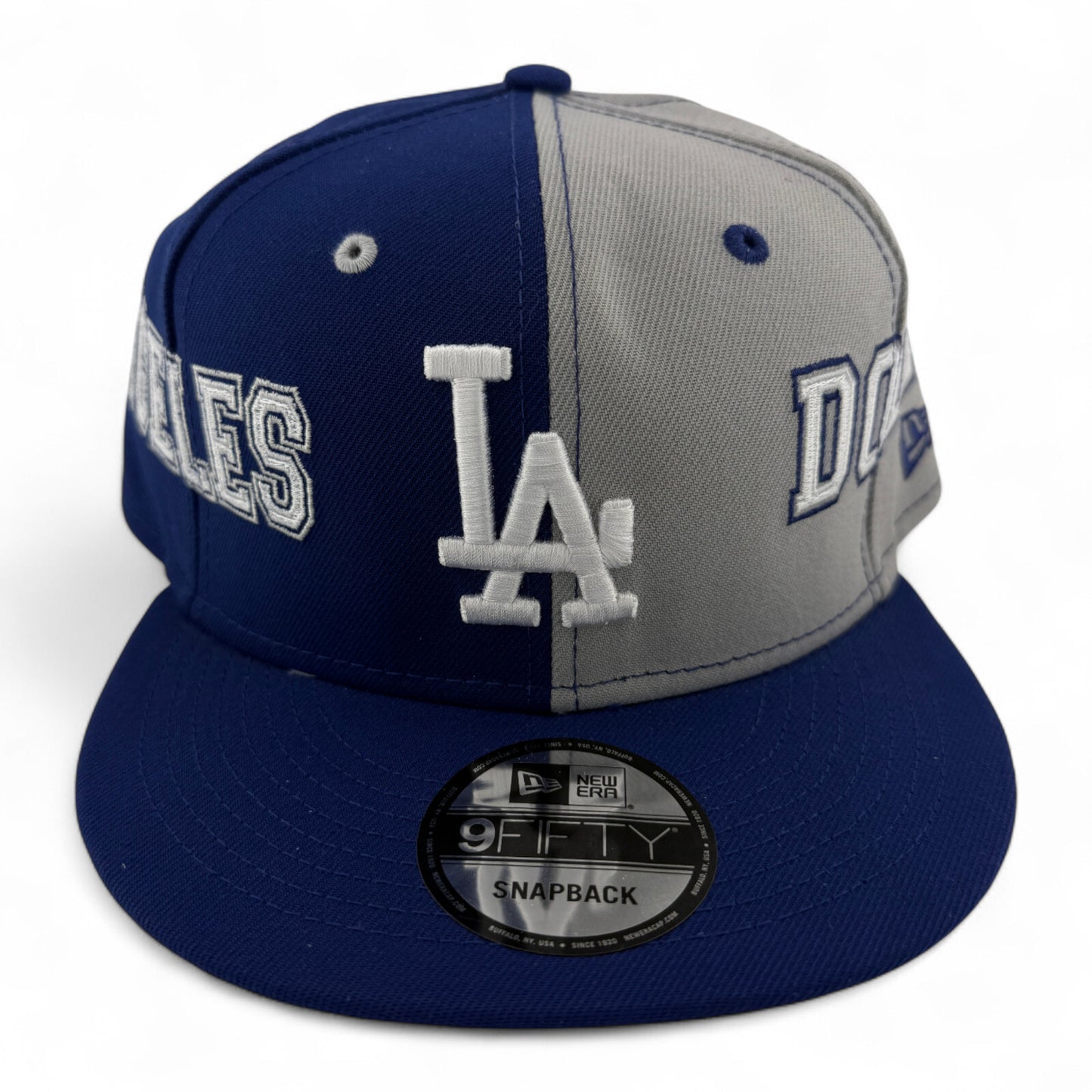 New Era Los Angeles Dodgers MLB Team Split 9FIFTY Snapback Adjustable Hat Cap