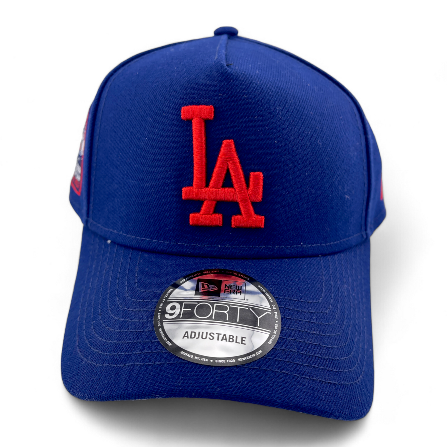 New Era Los Angeles Dodgers MLB 60th Patch 9FORTY A-Frame Snapback Hat Cap