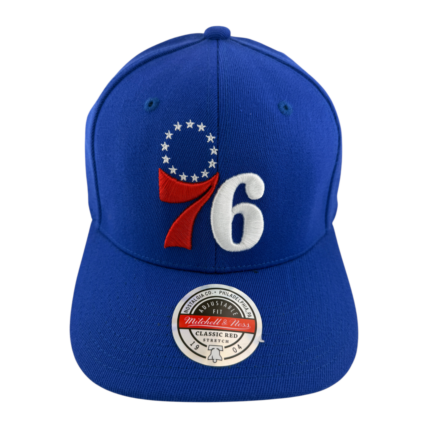 Mitchell & Ness Philadelphia 76ers NBA Classic Red Snapback Adjustable Fit Hat